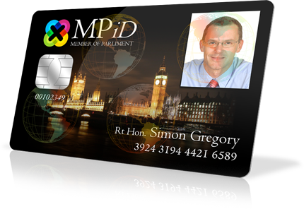 Holographic Laminated ID card